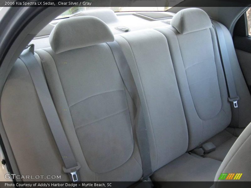 Clear Silver / Gray 2006 Kia Spectra LX Sedan