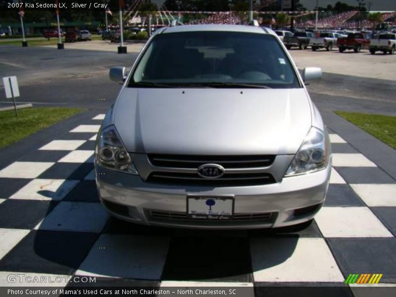 Silver / Gray 2007 Kia Sedona LX