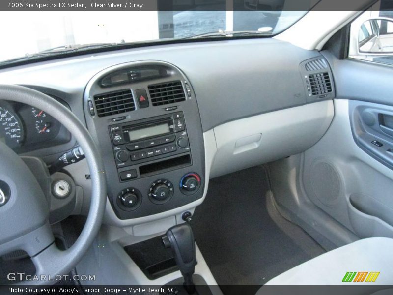 Clear Silver / Gray 2006 Kia Spectra LX Sedan
