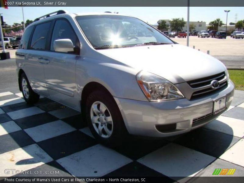 Silver / Gray 2007 Kia Sedona LX