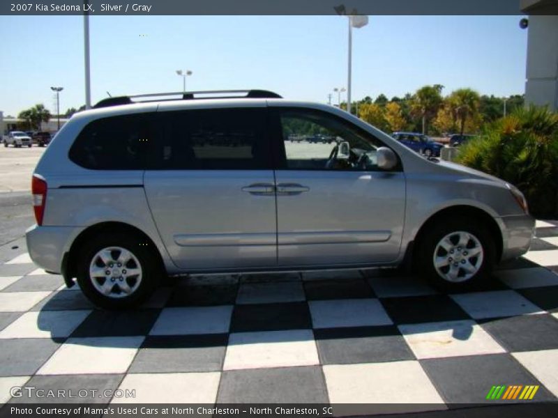 Silver / Gray 2007 Kia Sedona LX