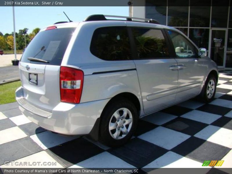 Silver / Gray 2007 Kia Sedona LX