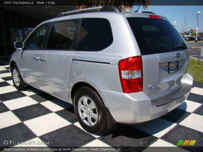 Silver / Gray 2007 Kia Sedona LX