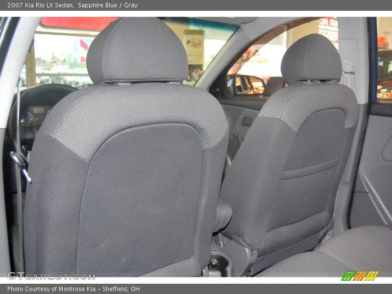 Sapphire Blue / Gray 2007 Kia Rio LX Sedan