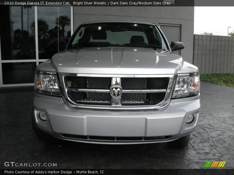 Bright Silver Metallic / Dark Slate Gray/Medium Slate Gray 2010 Dodge Dakota ST Extended Cab