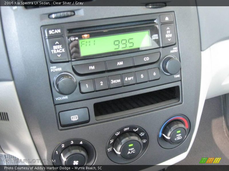 Clear Silver / Gray 2006 Kia Spectra LX Sedan