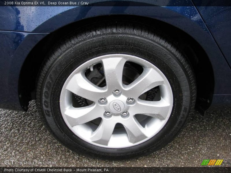Deep Ocean Blue / Gray 2008 Kia Optima EX V6