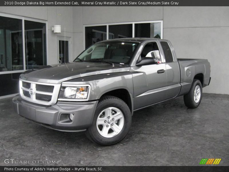 Mineral Gray Metallic / Dark Slate Gray/Medium Slate Gray 2010 Dodge Dakota Big Horn Extended Cab