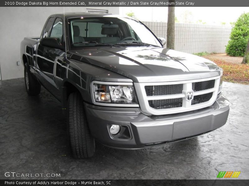 Mineral Gray Metallic / Dark Slate Gray/Medium Slate Gray 2010 Dodge Dakota Big Horn Extended Cab