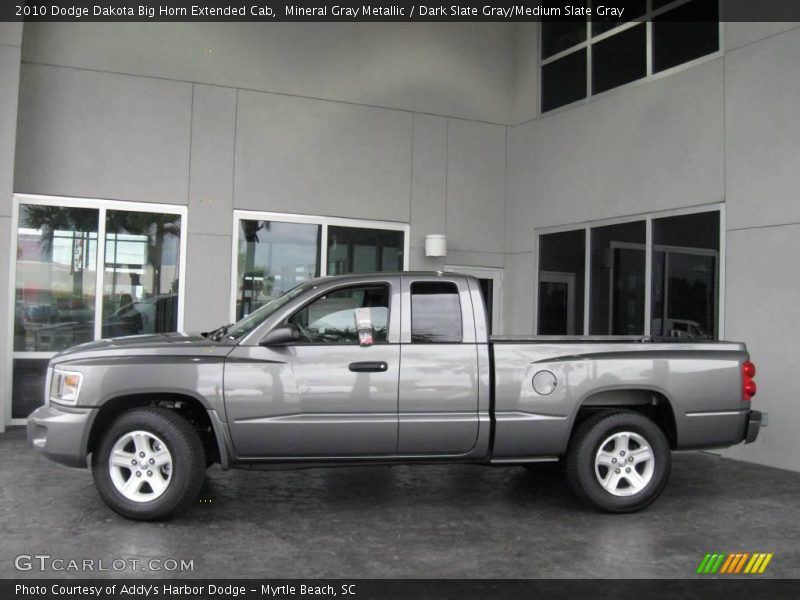 Mineral Gray Metallic / Dark Slate Gray/Medium Slate Gray 2010 Dodge Dakota Big Horn Extended Cab