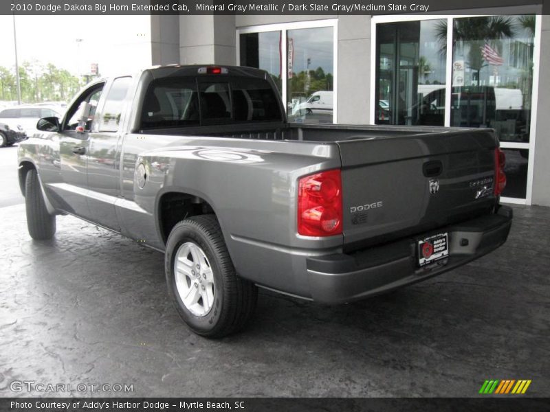 Mineral Gray Metallic / Dark Slate Gray/Medium Slate Gray 2010 Dodge Dakota Big Horn Extended Cab
