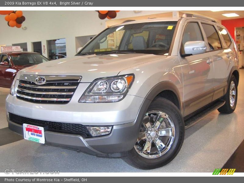 Bright Silver / Gray 2009 Kia Borrego EX V8 4x4