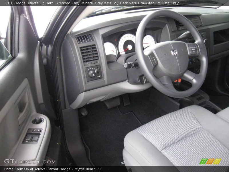 Mineral Gray Metallic / Dark Slate Gray/Medium Slate Gray 2010 Dodge Dakota Big Horn Extended Cab