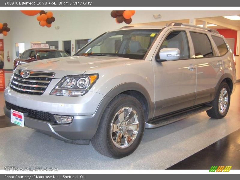 Bright Silver / Gray 2009 Kia Borrego EX V8 4x4