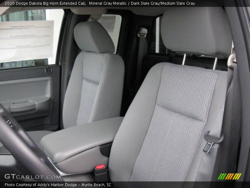 Mineral Gray Metallic / Dark Slate Gray/Medium Slate Gray 2010 Dodge Dakota Big Horn Extended Cab