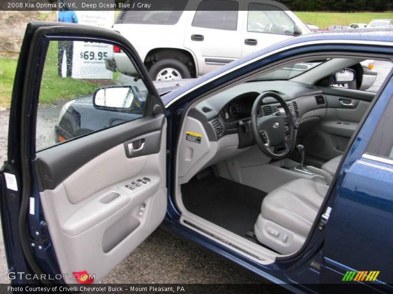 Deep Ocean Blue / Gray 2008 Kia Optima EX V6