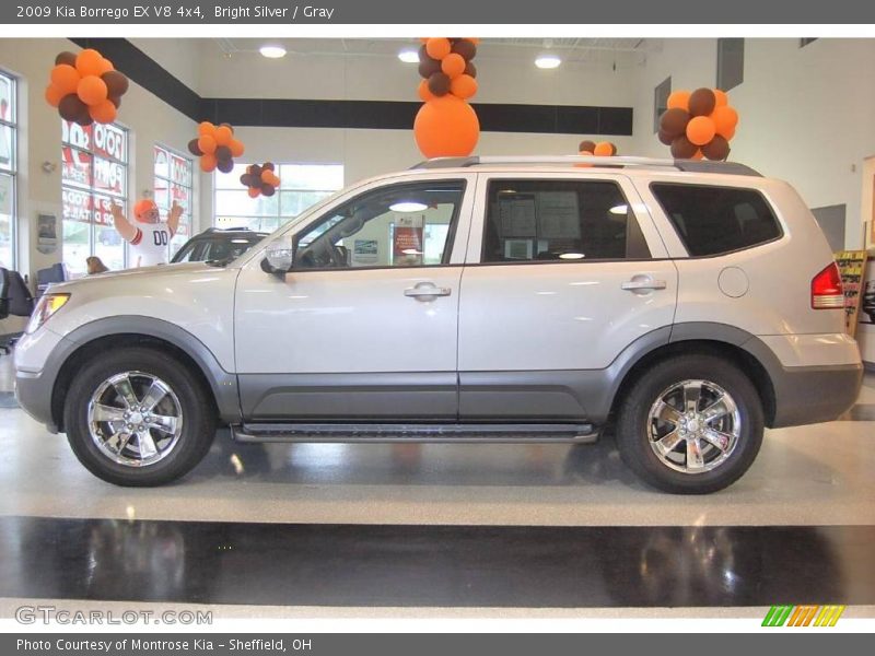 Bright Silver / Gray 2009 Kia Borrego EX V8 4x4