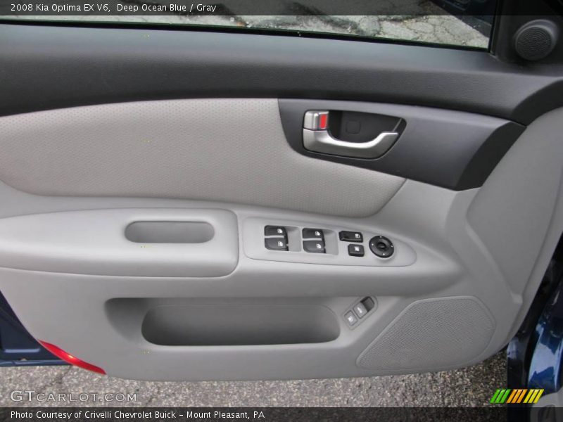 Deep Ocean Blue / Gray 2008 Kia Optima EX V6