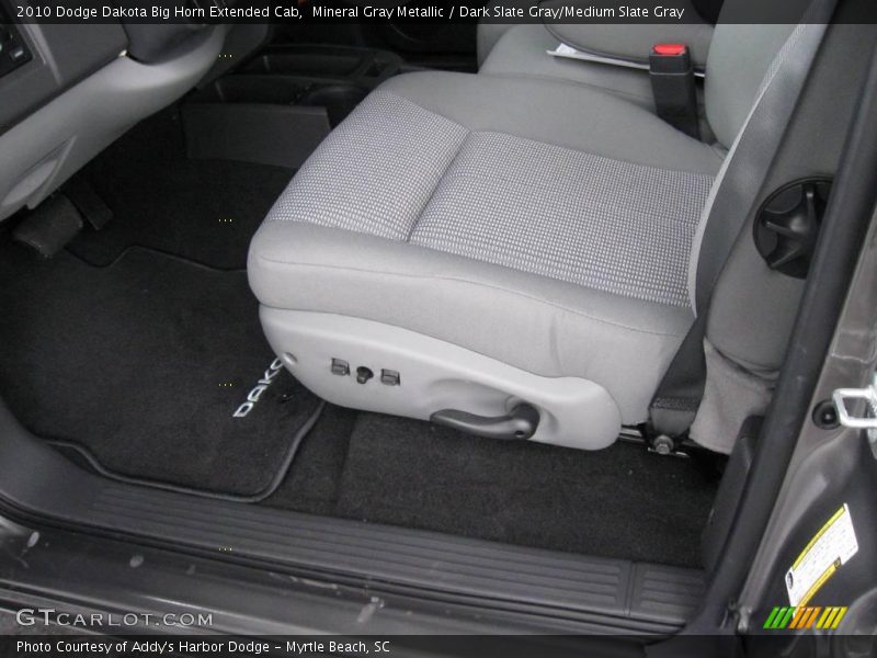 Mineral Gray Metallic / Dark Slate Gray/Medium Slate Gray 2010 Dodge Dakota Big Horn Extended Cab