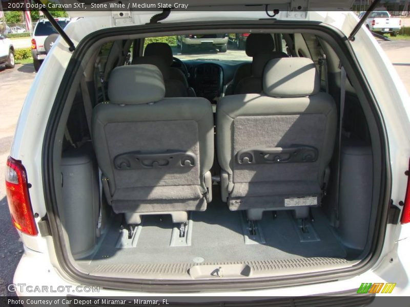 Stone White / Medium Slate Gray 2007 Dodge Caravan SXT