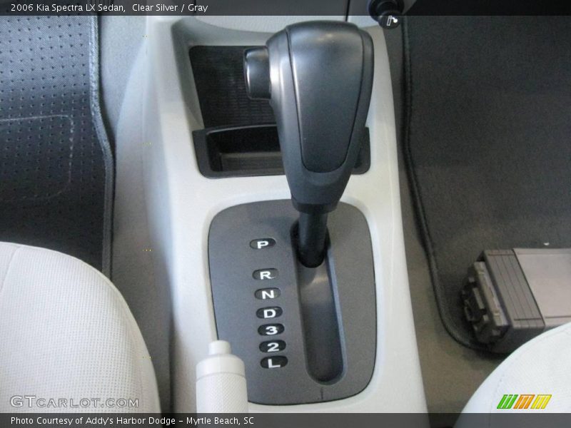 Clear Silver / Gray 2006 Kia Spectra LX Sedan