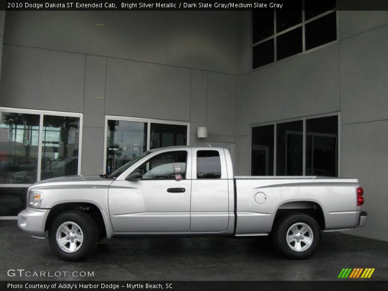 Bright Silver Metallic / Dark Slate Gray/Medium Slate Gray 2010 Dodge Dakota ST Extended Cab