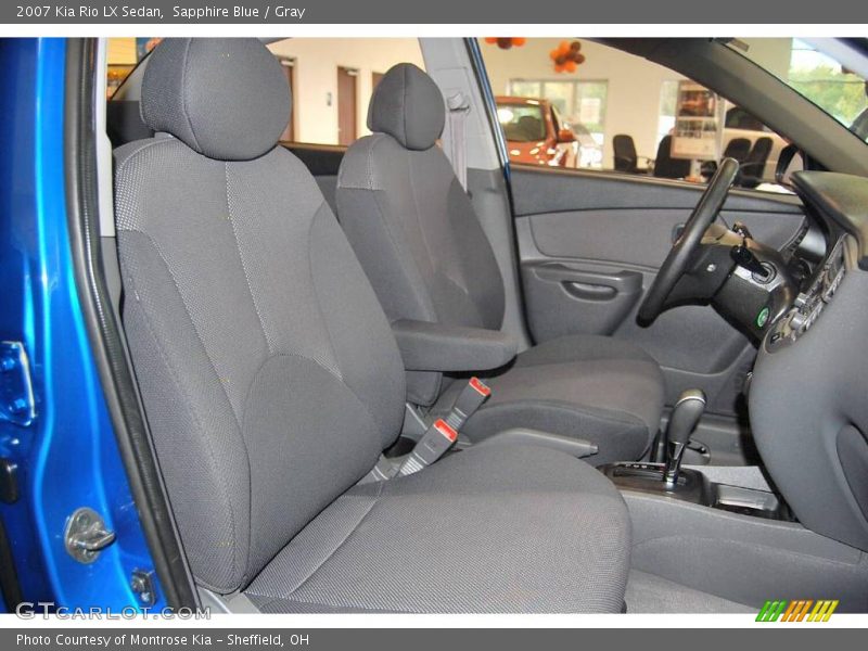 Sapphire Blue / Gray 2007 Kia Rio LX Sedan
