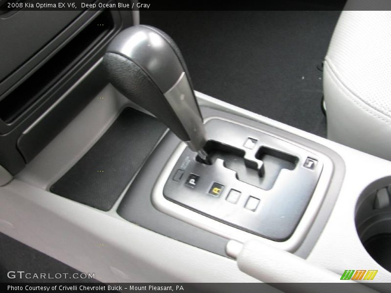 Deep Ocean Blue / Gray 2008 Kia Optima EX V6