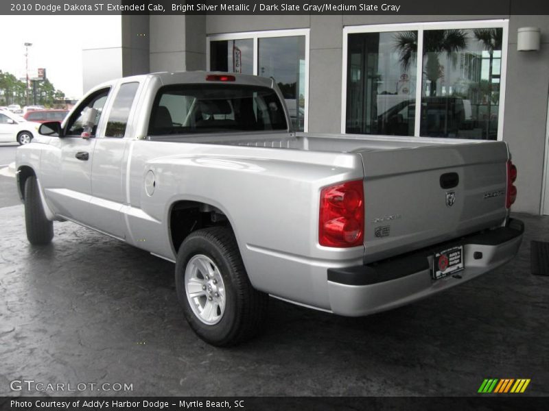 Bright Silver Metallic / Dark Slate Gray/Medium Slate Gray 2010 Dodge Dakota ST Extended Cab