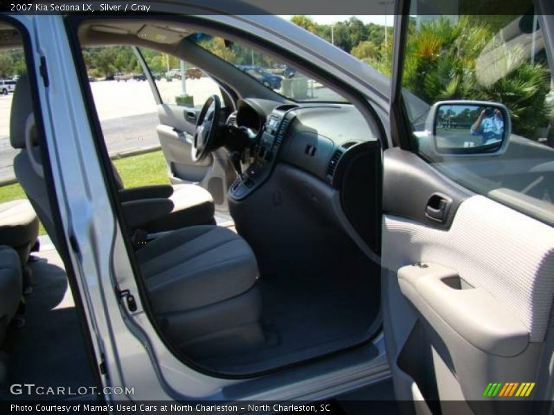 Silver / Gray 2007 Kia Sedona LX
