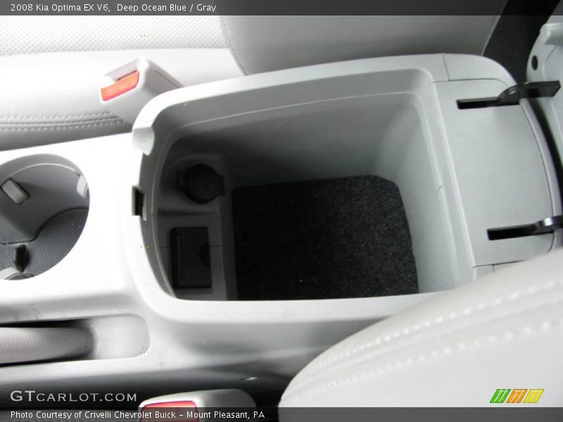 Deep Ocean Blue / Gray 2008 Kia Optima EX V6