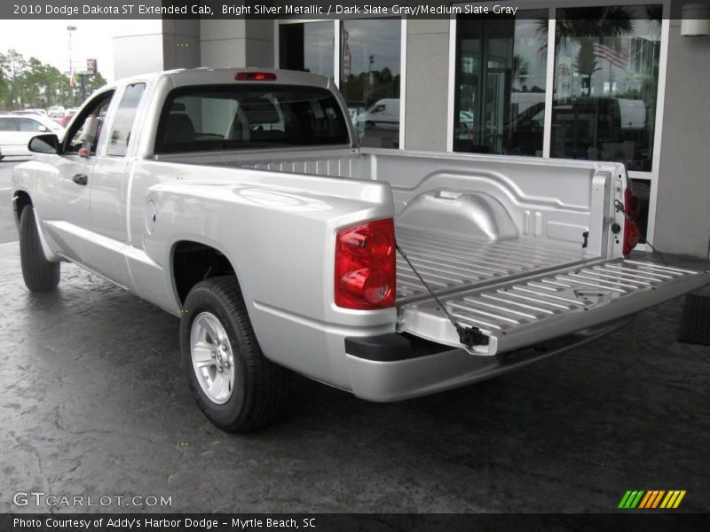 Bright Silver Metallic / Dark Slate Gray/Medium Slate Gray 2010 Dodge Dakota ST Extended Cab