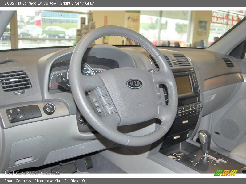 Bright Silver / Gray 2009 Kia Borrego EX V8 4x4