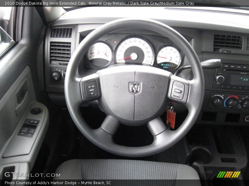 Mineral Gray Metallic / Dark Slate Gray/Medium Slate Gray 2010 Dodge Dakota Big Horn Extended Cab