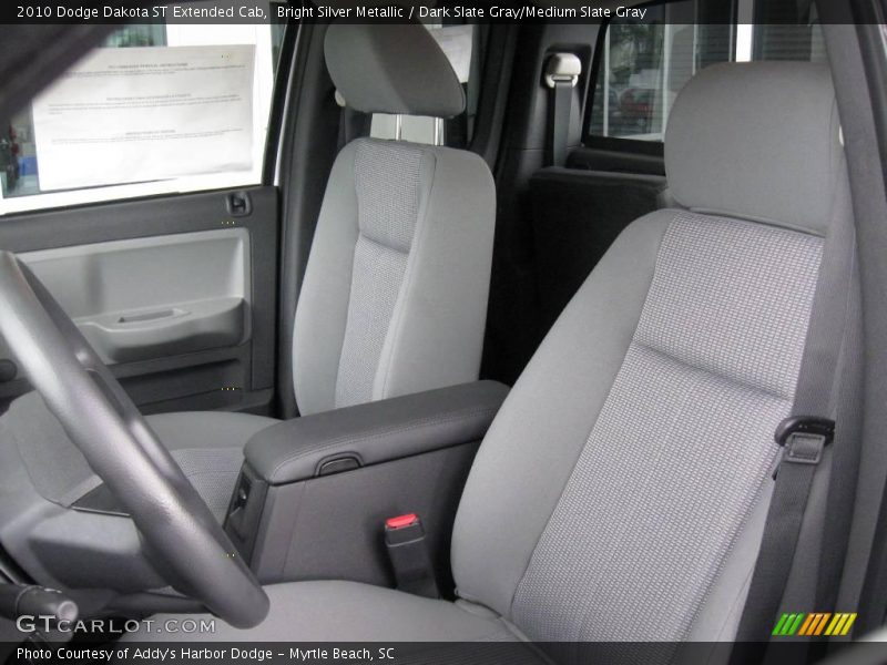 Bright Silver Metallic / Dark Slate Gray/Medium Slate Gray 2010 Dodge Dakota ST Extended Cab