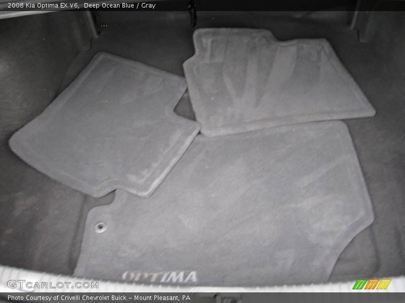 Deep Ocean Blue / Gray 2008 Kia Optima EX V6