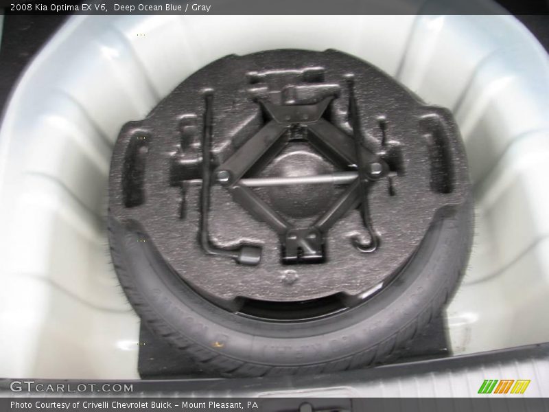 Deep Ocean Blue / Gray 2008 Kia Optima EX V6