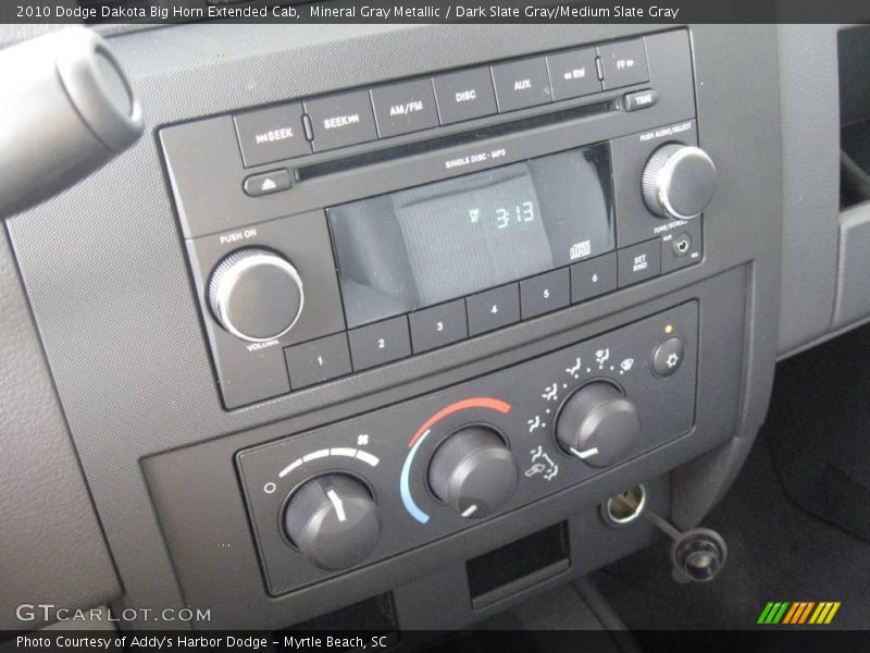Mineral Gray Metallic / Dark Slate Gray/Medium Slate Gray 2010 Dodge Dakota Big Horn Extended Cab
