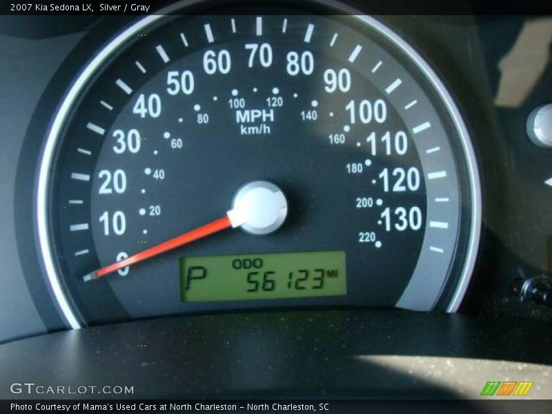 Silver / Gray 2007 Kia Sedona LX