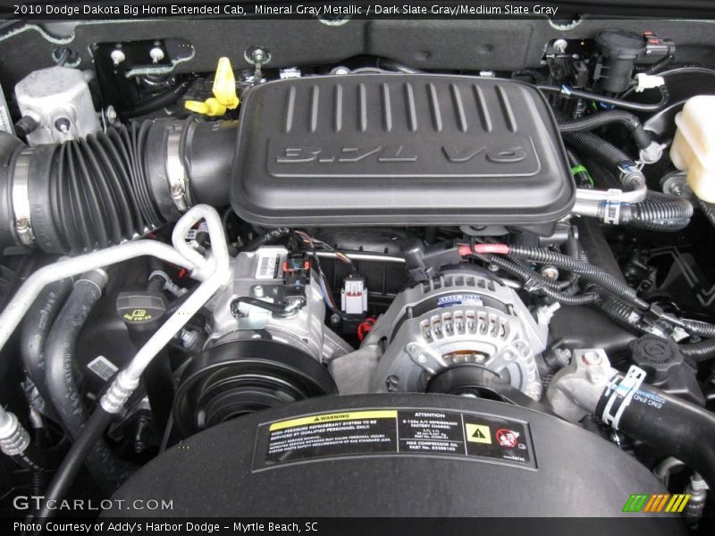 Mineral Gray Metallic / Dark Slate Gray/Medium Slate Gray 2010 Dodge Dakota Big Horn Extended Cab