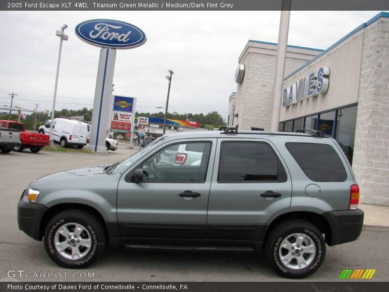 Titanium Green Metallic / Medium/Dark Flint Grey 2005 Ford Escape XLT 4WD
