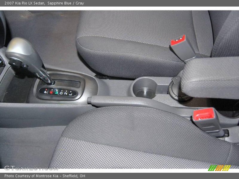 Sapphire Blue / Gray 2007 Kia Rio LX Sedan