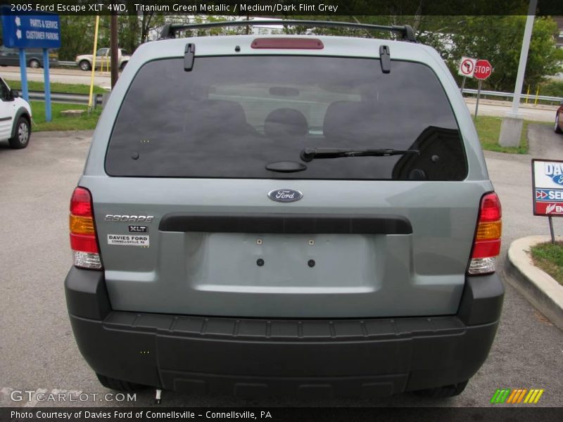 Titanium Green Metallic / Medium/Dark Flint Grey 2005 Ford Escape XLT 4WD