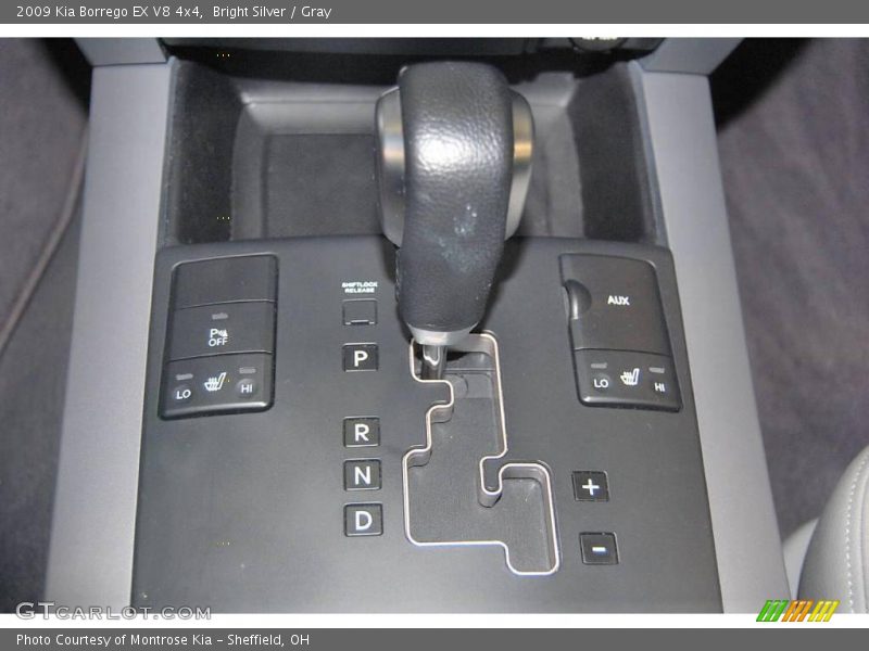 Bright Silver / Gray 2009 Kia Borrego EX V8 4x4