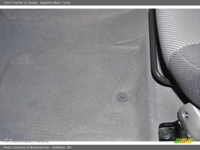 Sapphire Blue / Gray 2007 Kia Rio LX Sedan