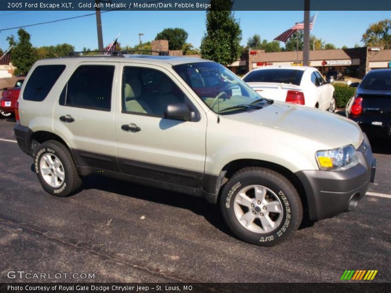 Gold Ash Metallic / Medium/Dark Pebble Beige 2005 Ford Escape XLT