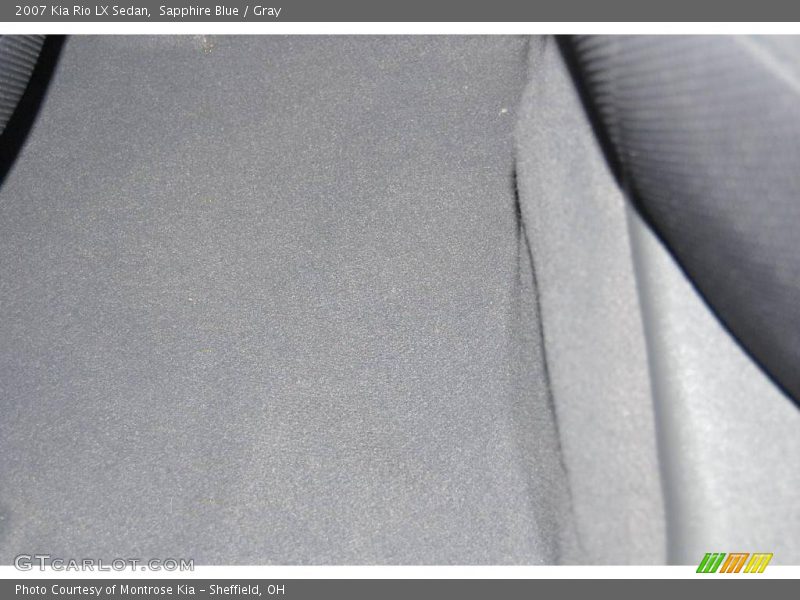 Sapphire Blue / Gray 2007 Kia Rio LX Sedan