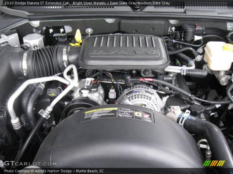 Bright Silver Metallic / Dark Slate Gray/Medium Slate Gray 2010 Dodge Dakota ST Extended Cab