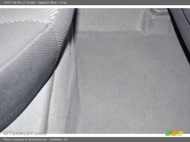 Sapphire Blue / Gray 2007 Kia Rio LX Sedan