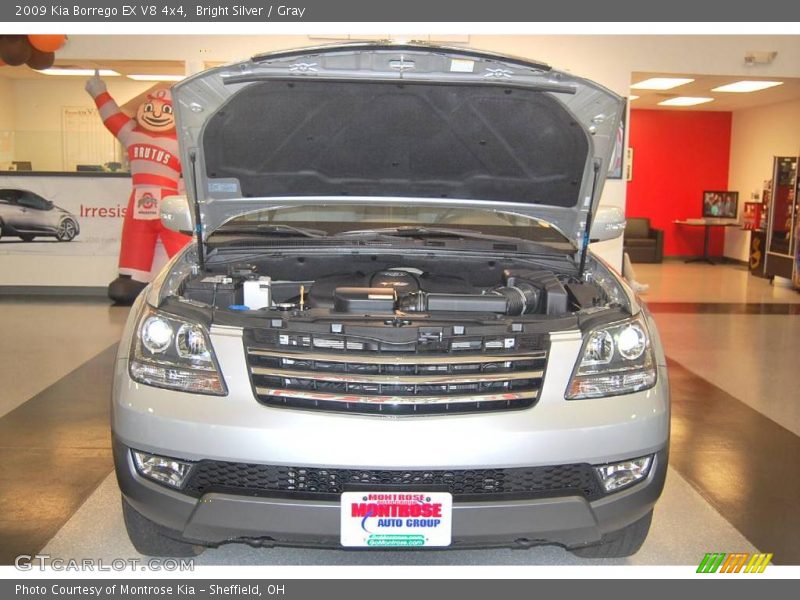 Bright Silver / Gray 2009 Kia Borrego EX V8 4x4